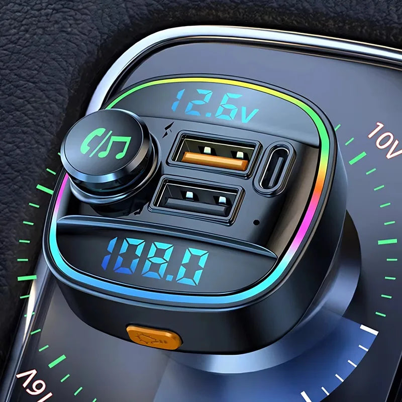 Bluetooth Transmitter Handsfre MP3 Player With Quick Charge Adapter for Car