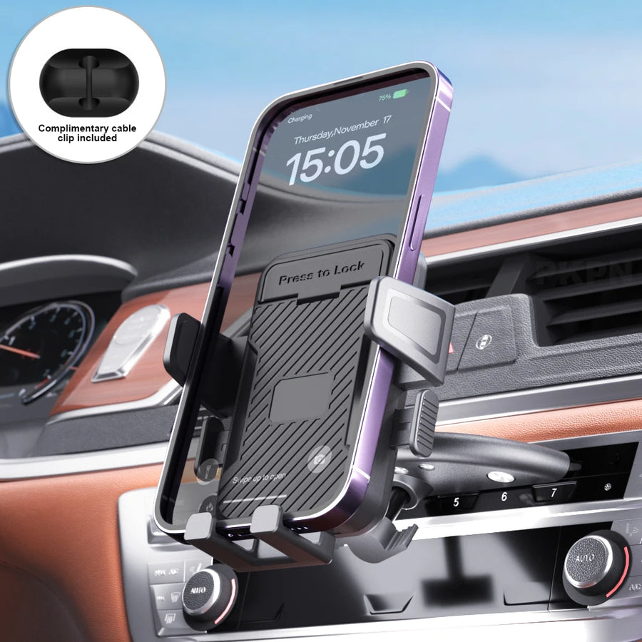 CD Slot Car Phone Mount Non Slip Grip