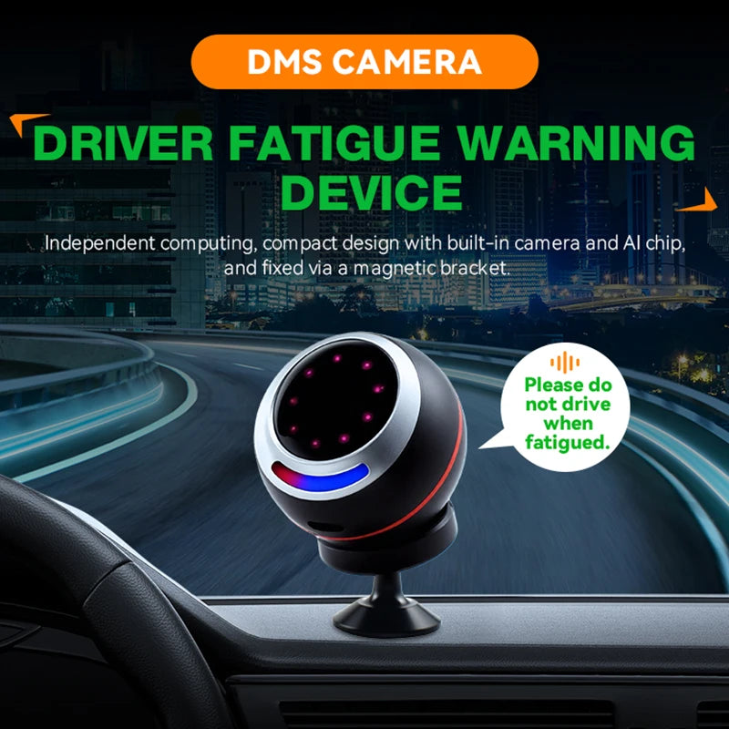 Driver Monitoring System Facial Recognition Fatigue Warning