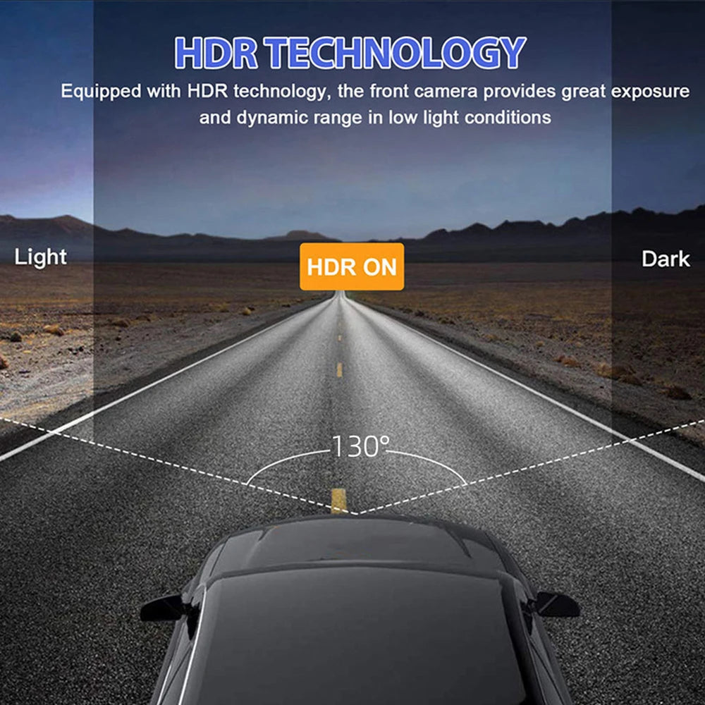 Dash Cam Night Vision Loop Recording