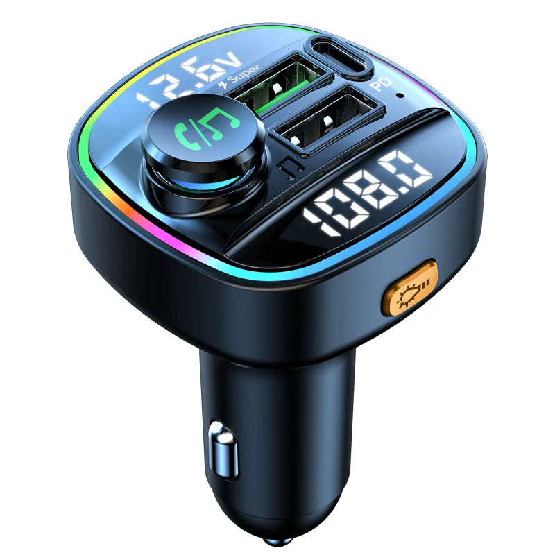 Bluetooth Transmitter Handsfre MP3 Player With Quick Charge Adapter for Car