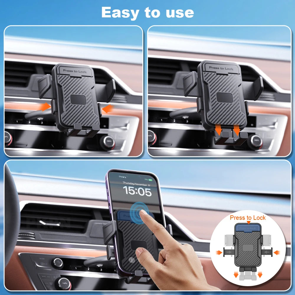 CD Slot Car Phone Mount Non Slip Grip